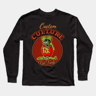 Custom Culture Rat Fink Long Sleeve T-Shirt